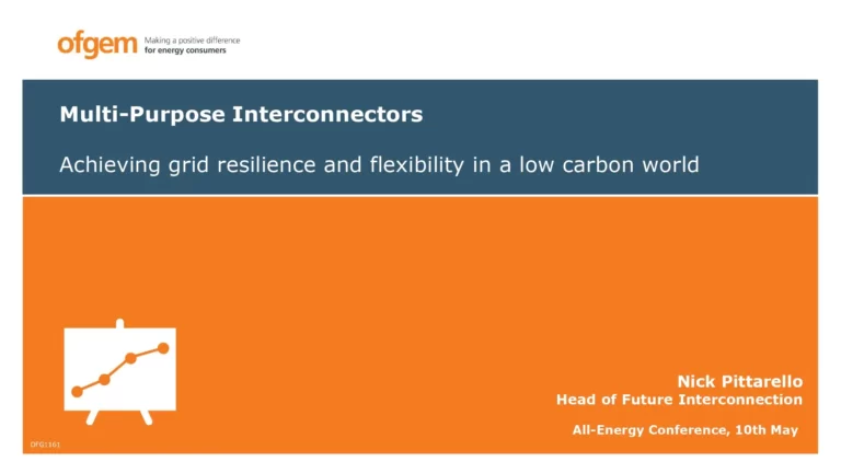 Multi-Purpose Interconnectors: Achieving Grid Resilience and Flexibility in a Low Carbon World