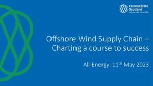 Offshore Wind Supply Chain-Charting a Course to Success