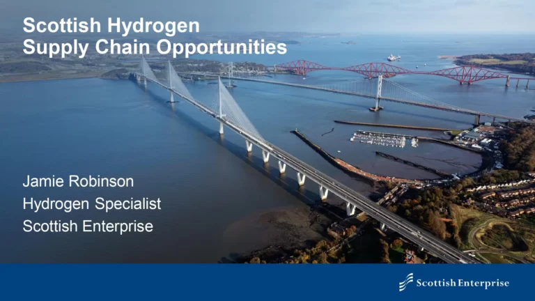 Scottish Hydrogen Supply Chain Opportunities
