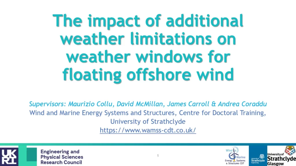 The Impact of Additional Weather Limitations on Weather Windows for Floating Offshore Wind