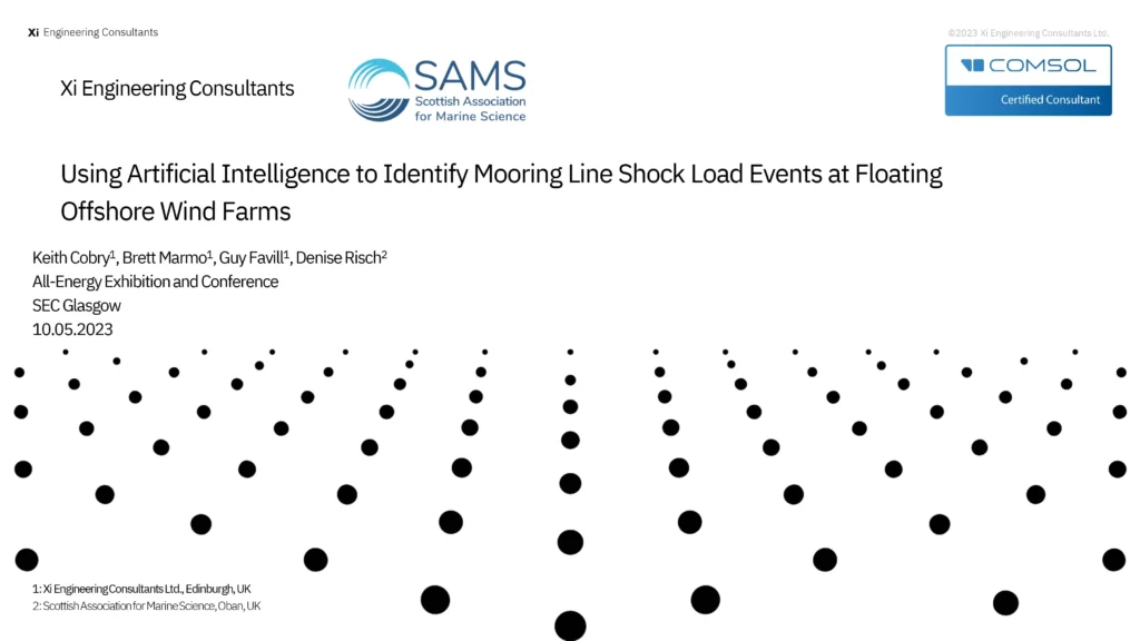 Using Artificial Intelligence to Identify Mooring Line Shock Load Events at Floating Offshore Wind Farms