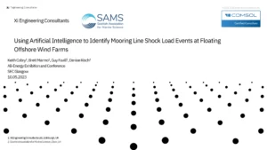 Using Artificial Intelligence to Identify Mooring Line Shock Load Events at Floating Offshore Wind Farms