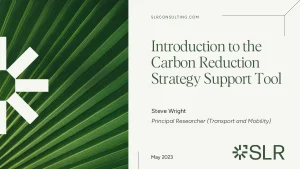 Introduction to the Carbon Reduction Strategy Support Tool