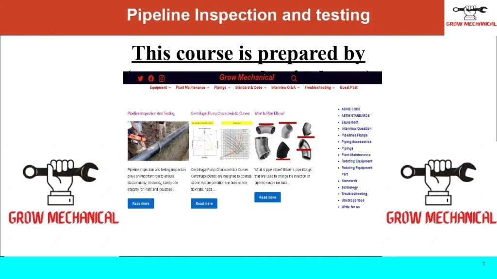 Pipeline Inspection and Testing