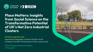 Place Matters: Insights from Social Science on the Transformative Potential of UK's Net Zero Industrial Clusters.