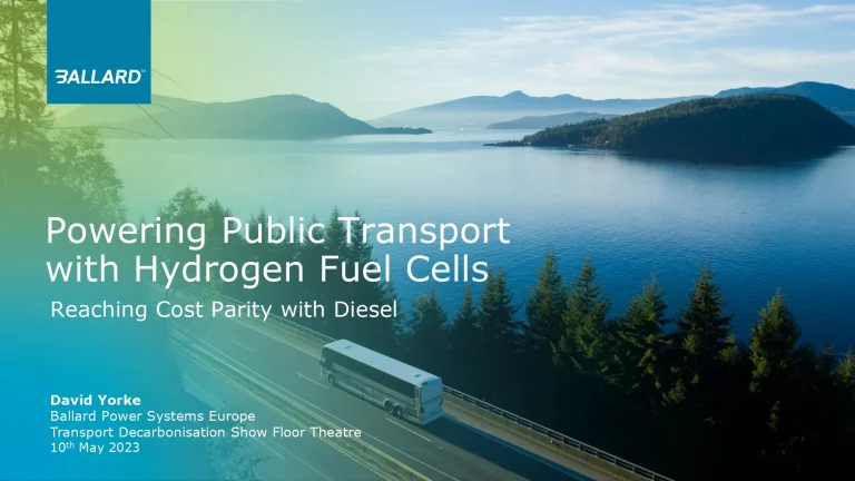 Powering Public Transport with Hydrogen Fuel Cells