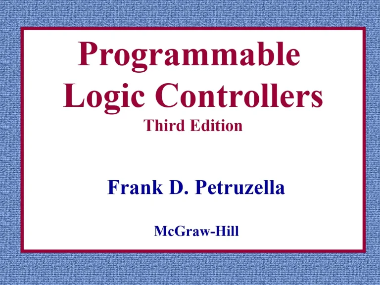 Programmable Logic Controllers