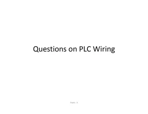 Questions on PLC Wiring