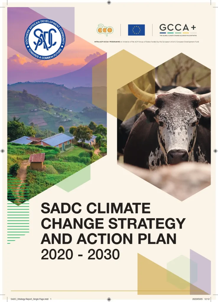 SADC Climate Change Strategy And Action Plan 2020 - 2030