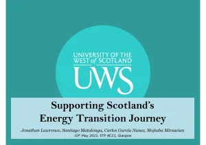 Supporting Scotland’s Energy Transition Journey