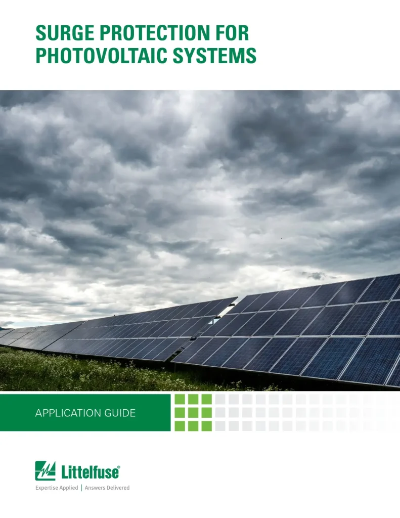 Surge Protection For Photovoltaic Systems