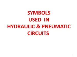 Symbols Used in Hydraulic & Pneumatic