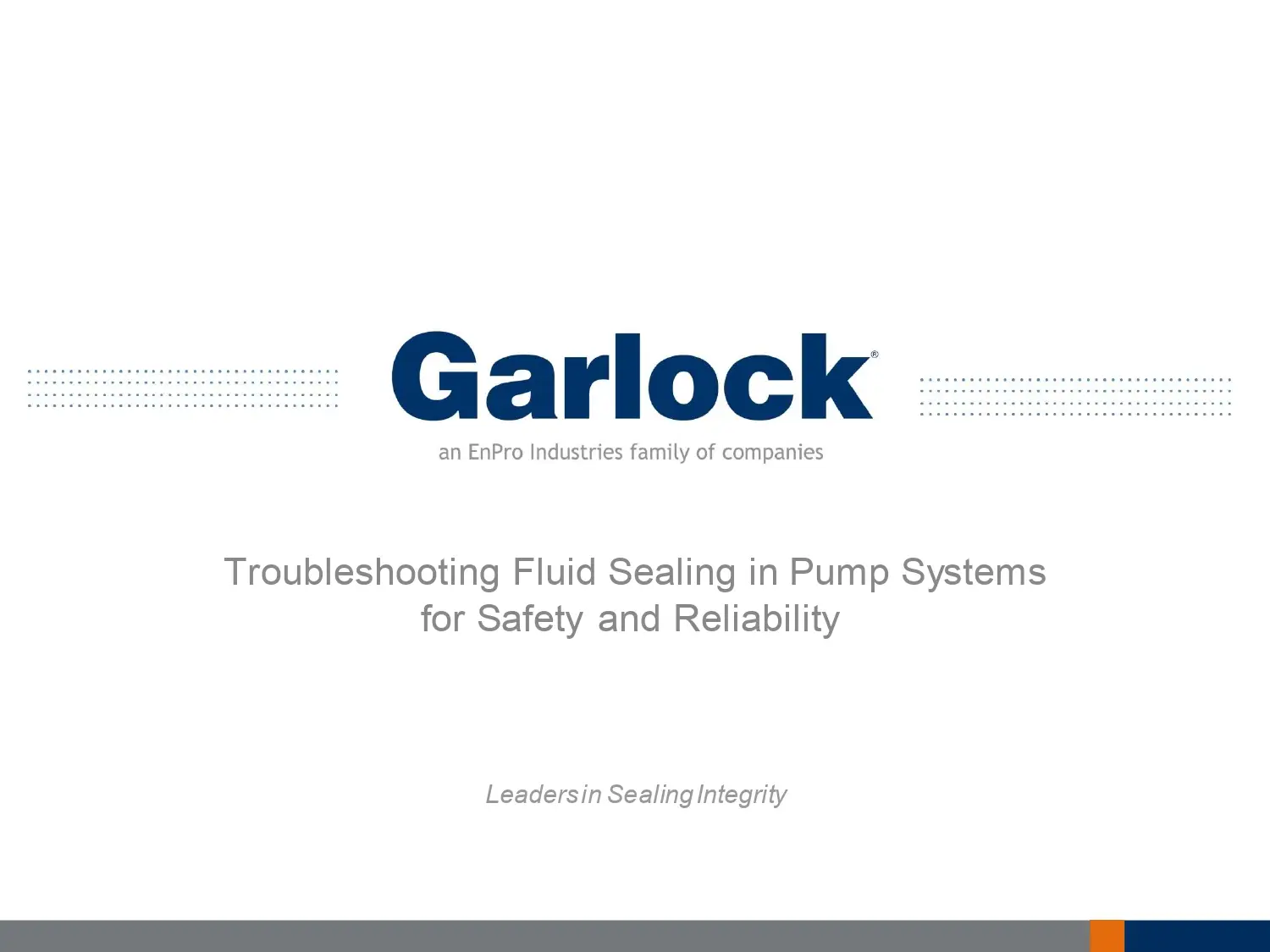 Troubleshooting Fluid Sealing in Pump Systems for Safety and Reliability