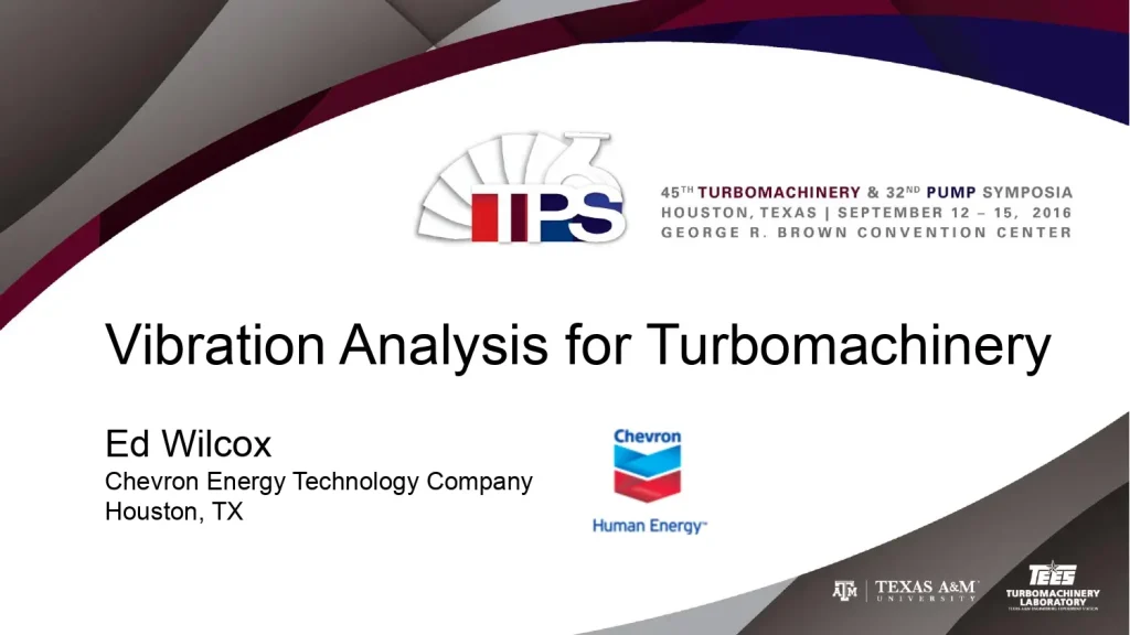 Vibration Analysis for Turbomachinery