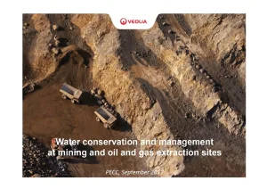Water Conservation And Management At Mining And Oil And Gas Extraction Sites