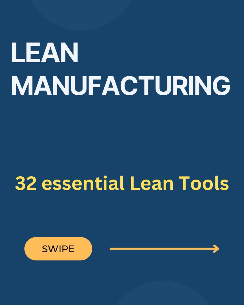 32 essential Lean Tools