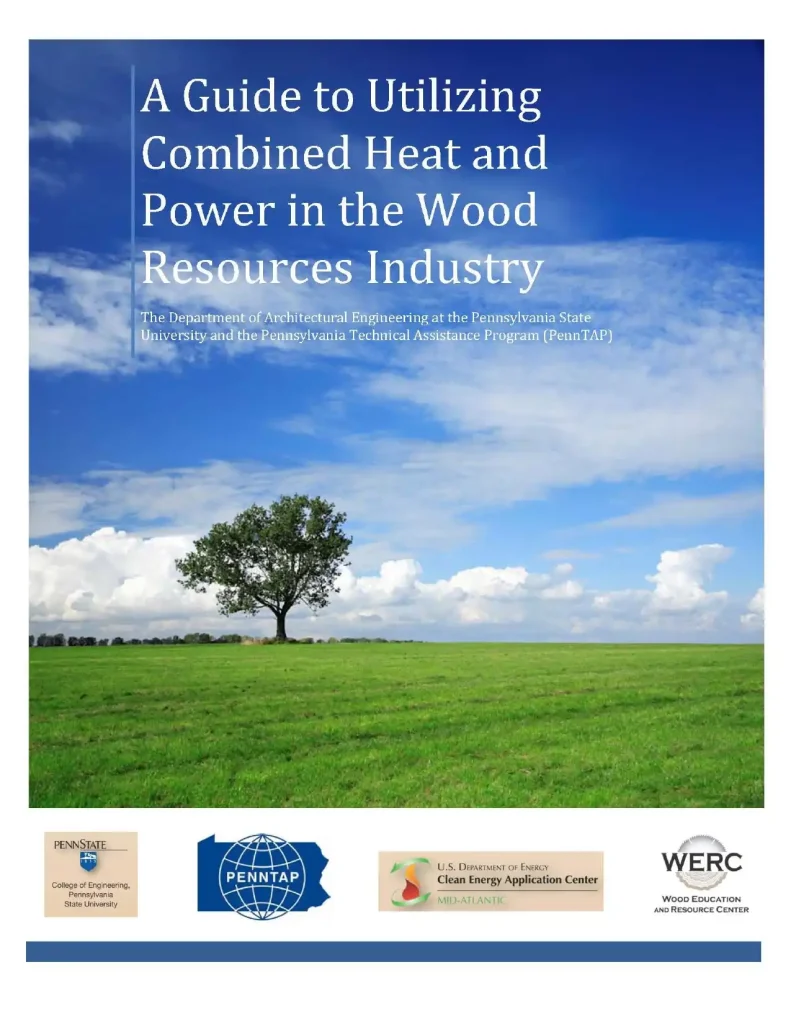 A Guide to Utilizing Combined Heat and Power in the Wood Resources Industry
