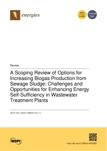 A Scoping Review of Options for Increasing Biogas Production from Sewage Sludge Challenges and Opportunities for Enhancing Energy Self-Sufficiency in Wastewater Treatment Plants
