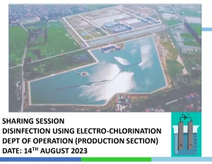 Disinfection Using Electros Chlorination Dept Of Operation (Production Section)