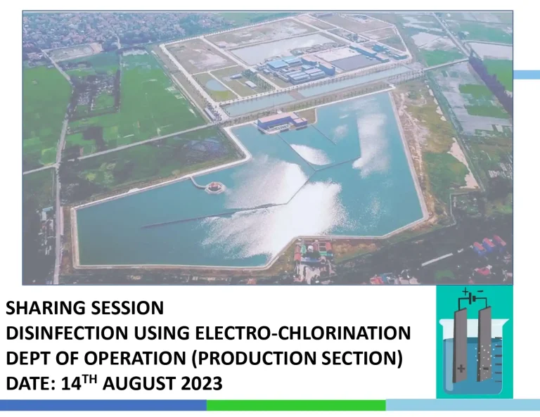 Disinfection Using Electros Chlorination Dept Of Operation (Production Section)