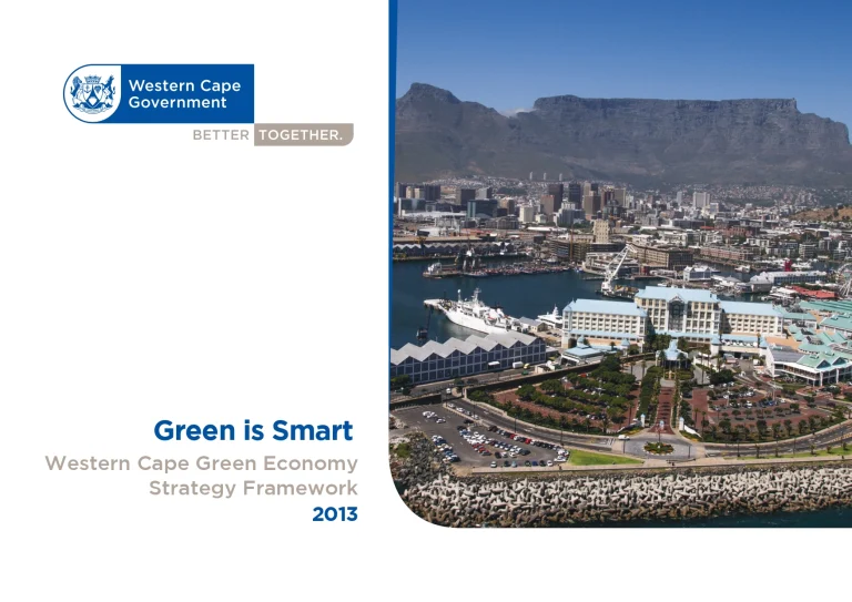 Green is Smart Western Cape Green Economy Strategy Framework