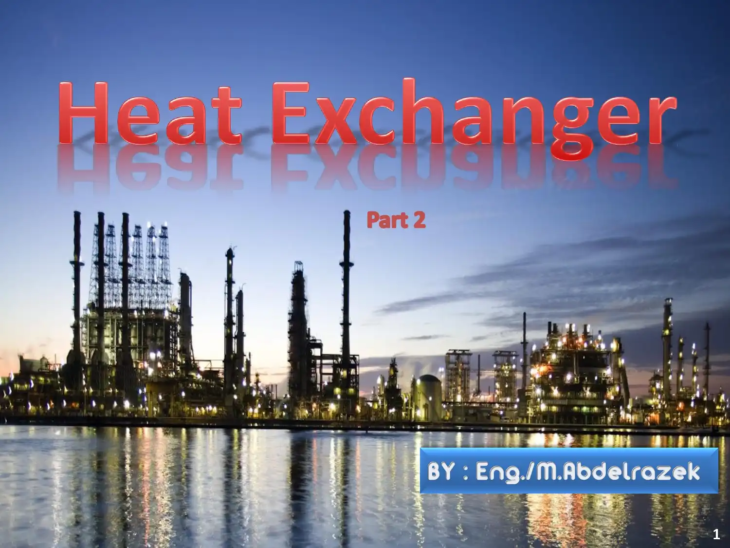 Heat Exchanger part 2