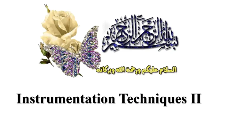 Instrumental Techniques