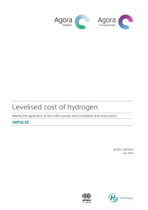 Levelised Cost of Hydrogen