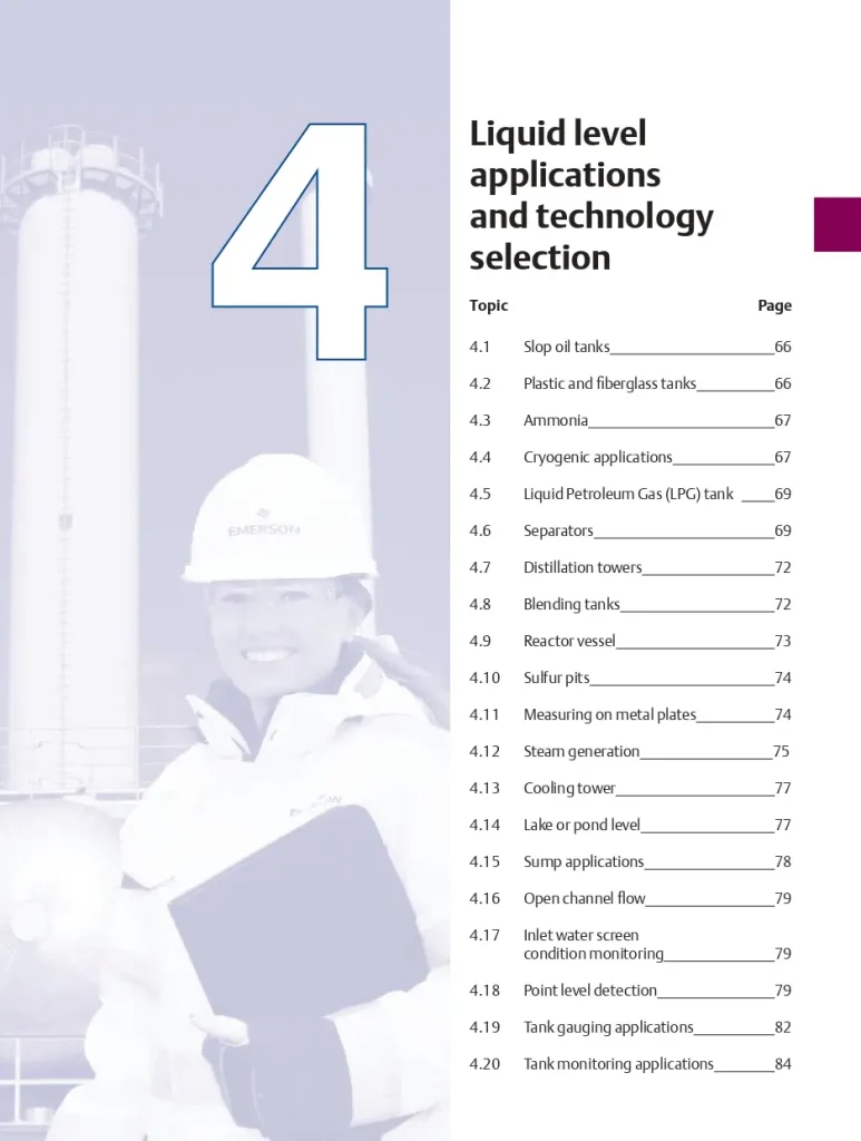 Liquid Level Applications and Technology Selection