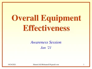 Overall Equipment Effectiveness