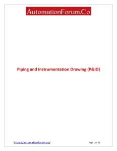 Piping and Instrumentation Drawing (P&ID)