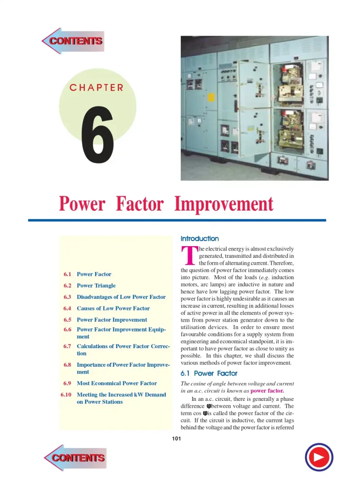 Power Factor Improvement