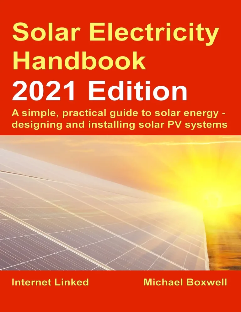 Solar Electricity Handbook 2021