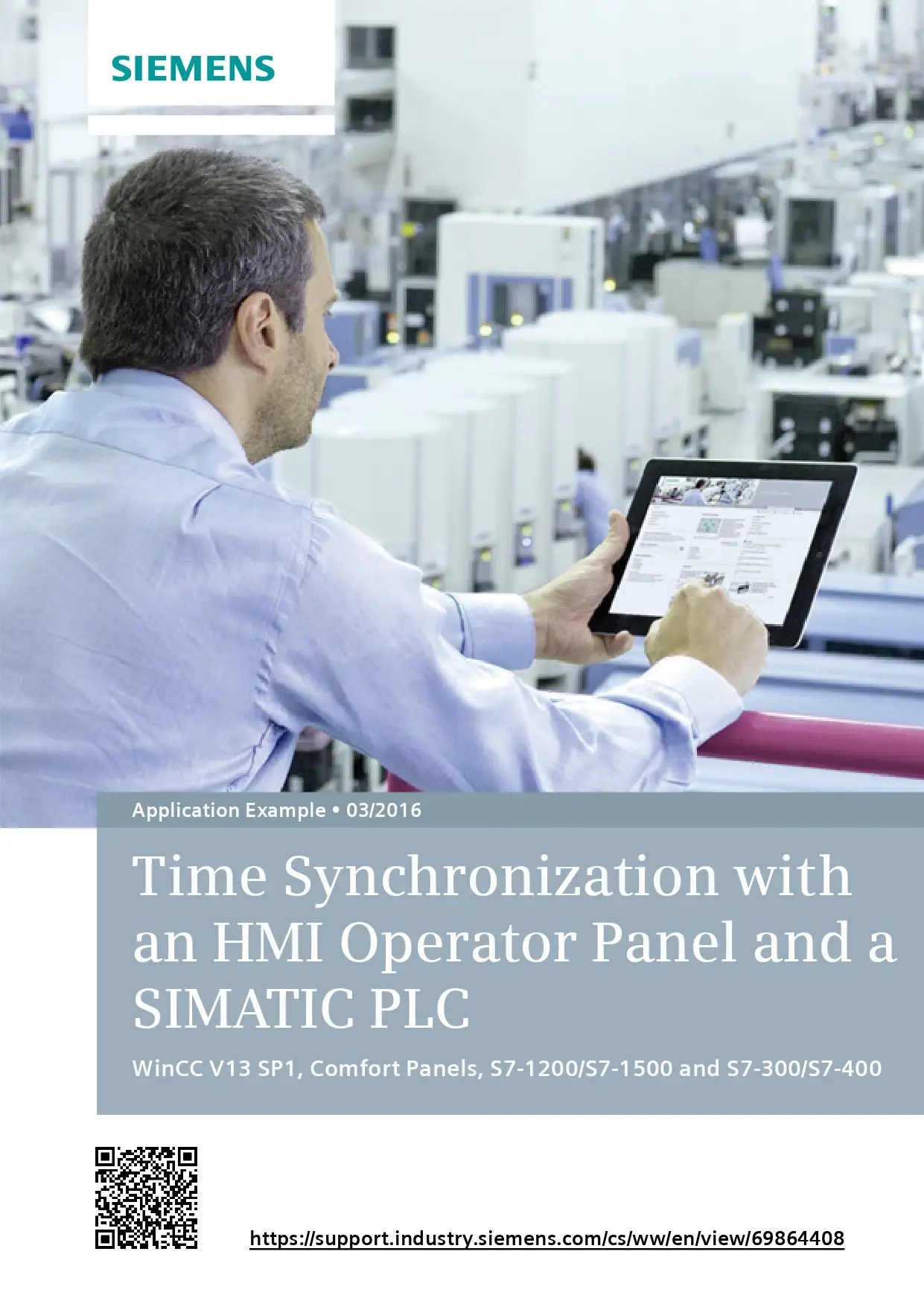 Time Synchronization with an HMI Operator Panel and a SIMATIC PLC