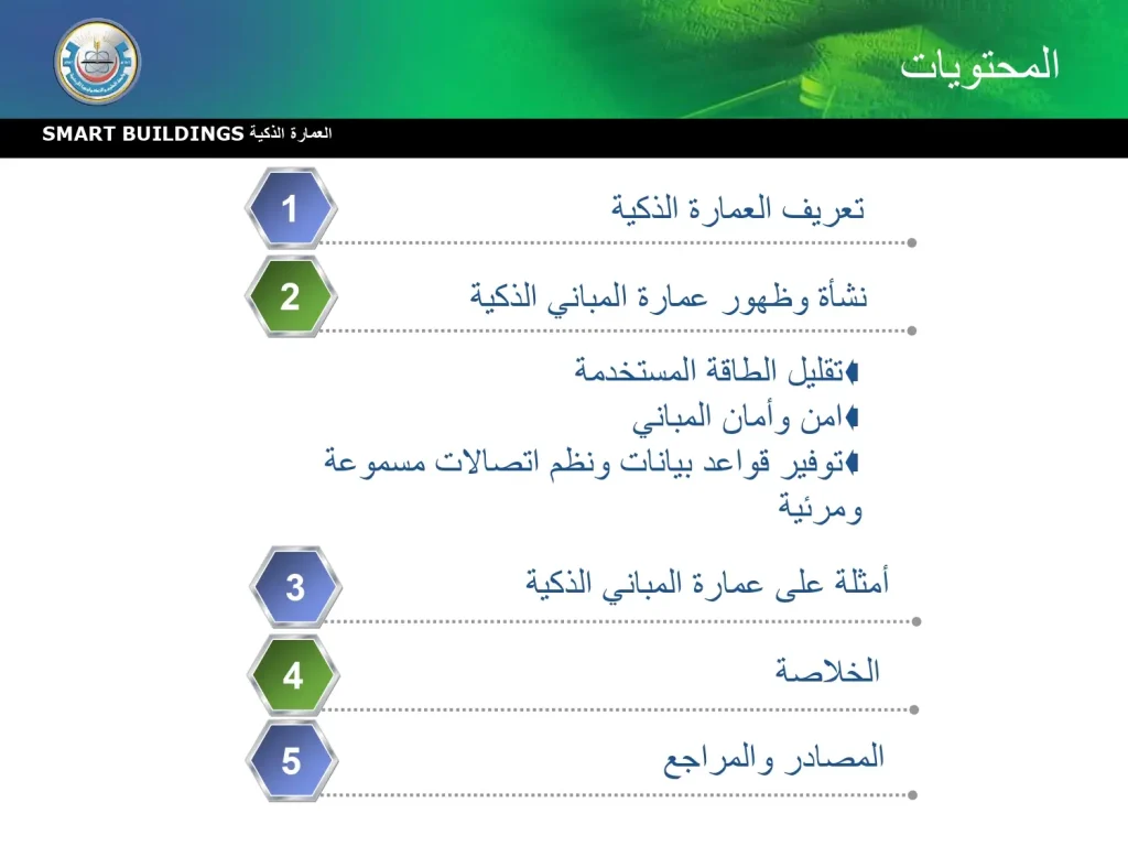 العمارة الذكية