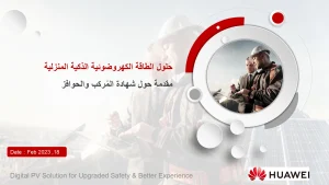 حلول الطاقة الكهروضوئية الذكية المنزلية