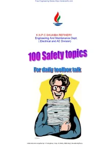 100 Safety Topics