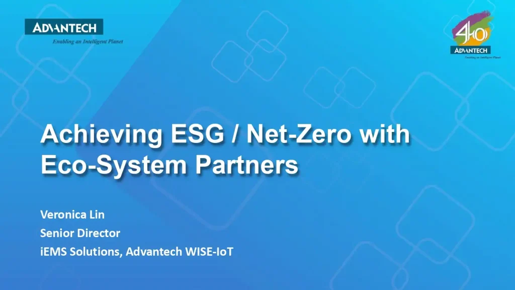 Achieving ESG Net-Zero with Eco-System Partners