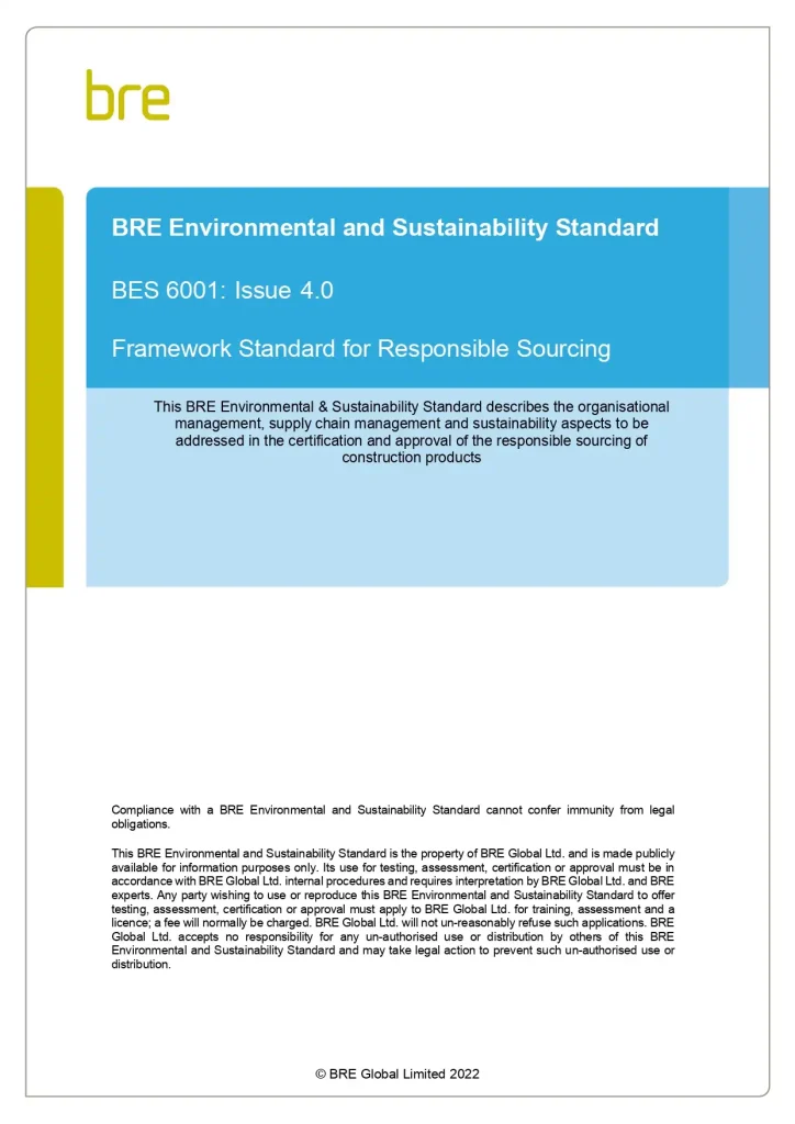 BRE Environmental and Sustainability Standard