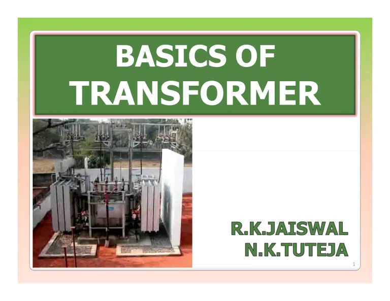 Basics of Transformer