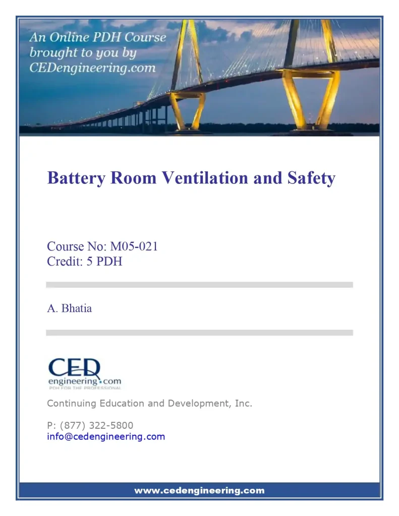 Battery Room Ventilation and Safety