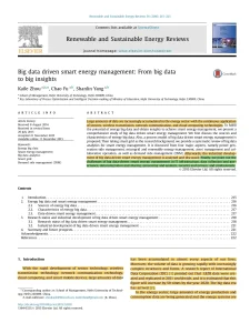 Big Data Driven Smart Energy Management from Big Data to Big Insights