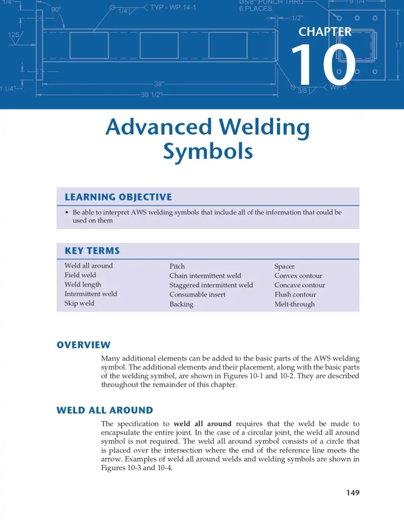 Chapter 10 Advanced Welding Symbols