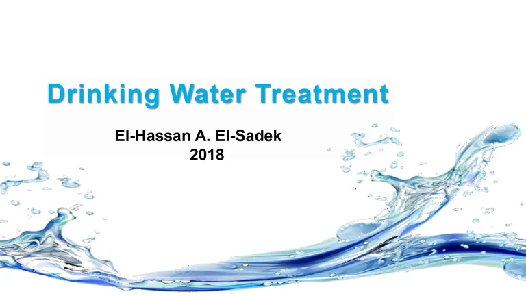 Drinking Water Treatment