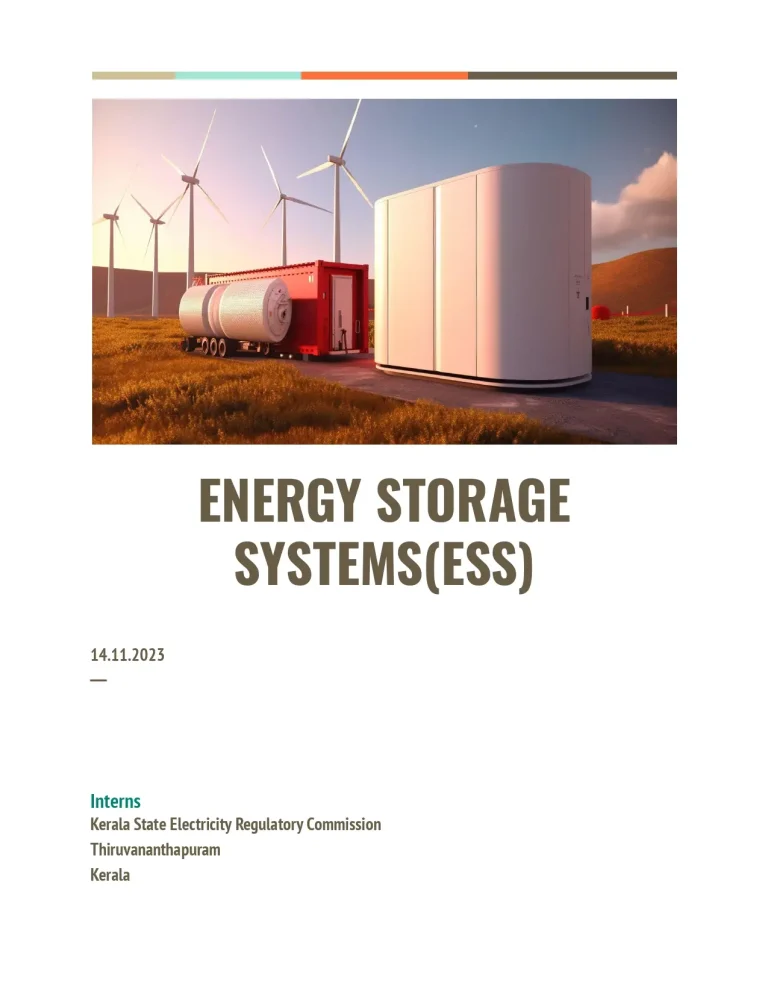 Energy Storage Systems (ESS)