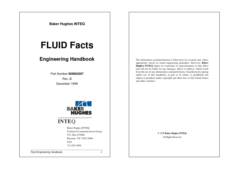 Fluid Facts Engineering Handbook