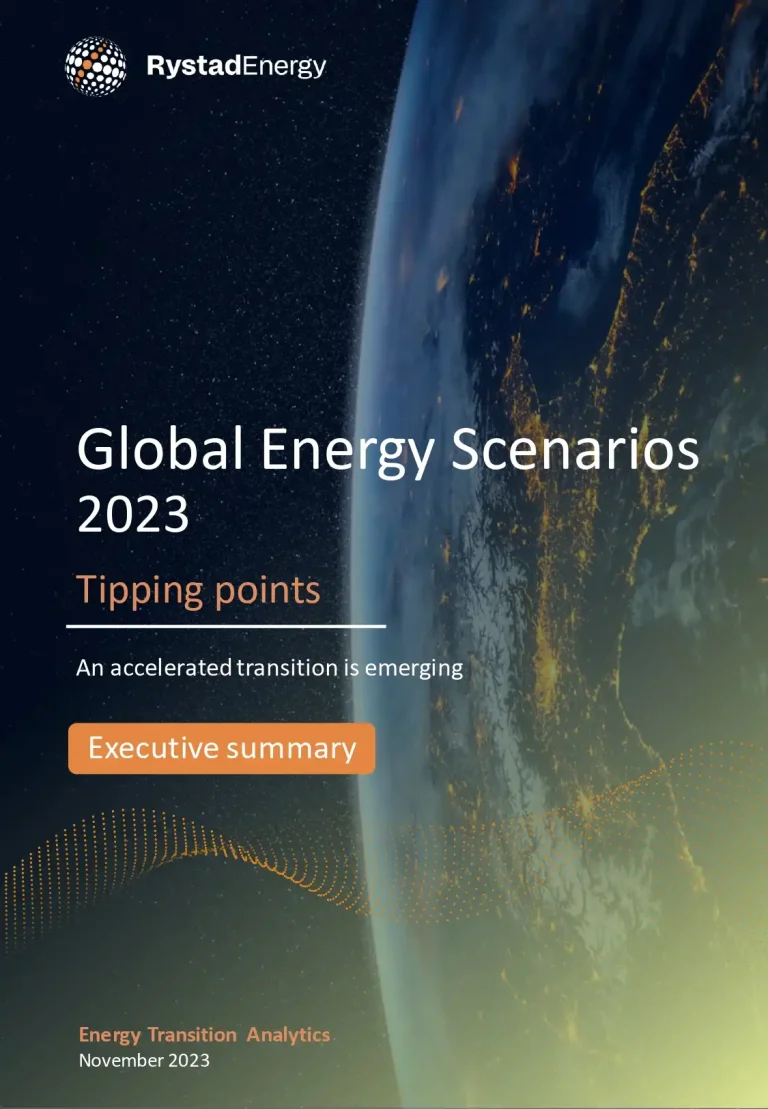 Global Energy Scenarios 2023 by Rystad Energy Nov. 2023