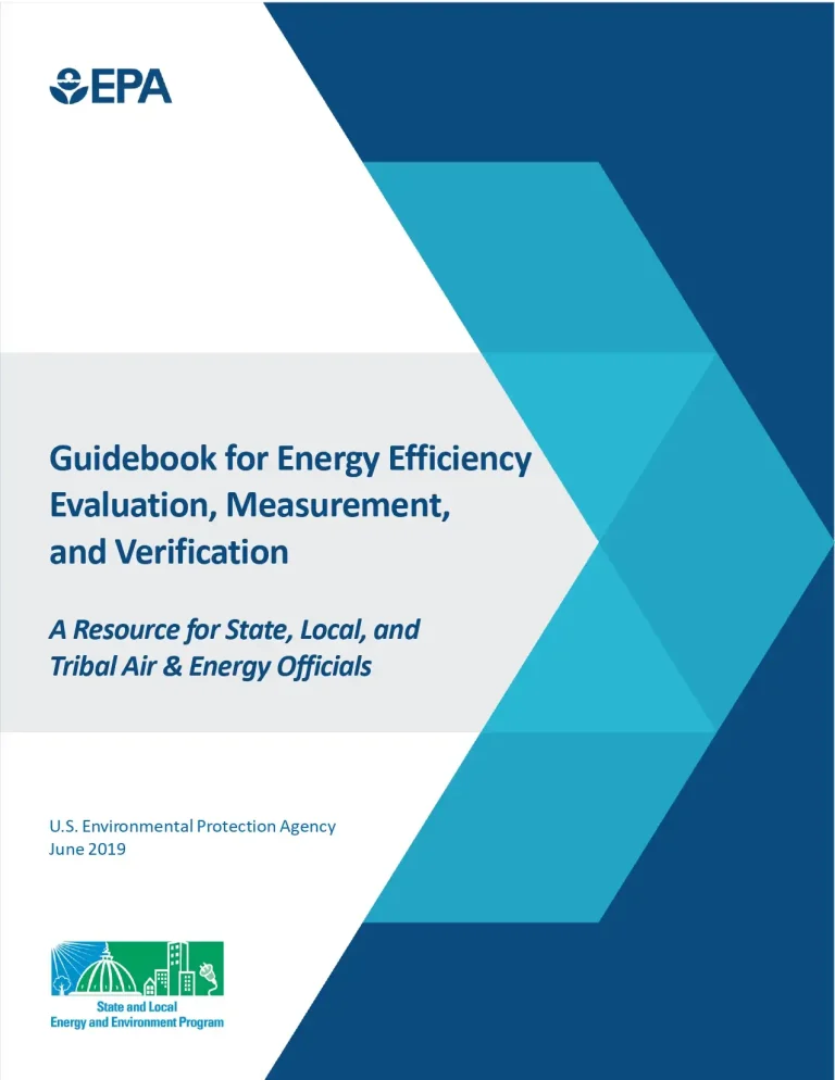 Guidebook for Energy Efficiency Evaluation, Measurement, and Verification