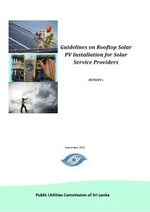Guidelines on Rooftop Solar PV Installation for Solar Service Providers
