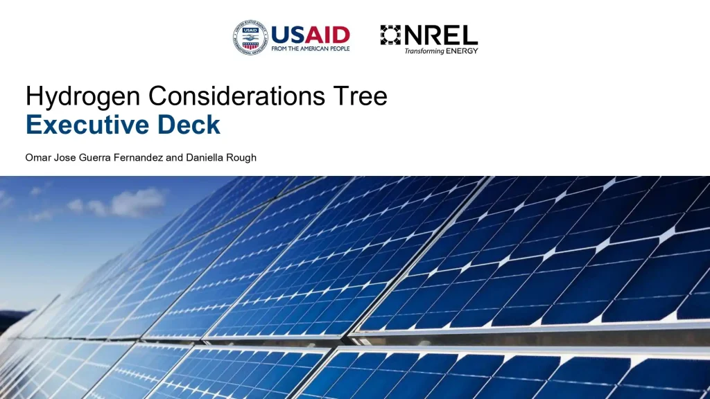 Hydrogen Considerations Tree